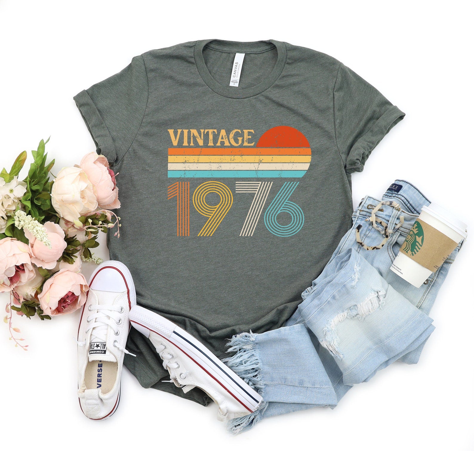 Retro 1976 Birthday Shirt: Vintage 50th Birthday Gift