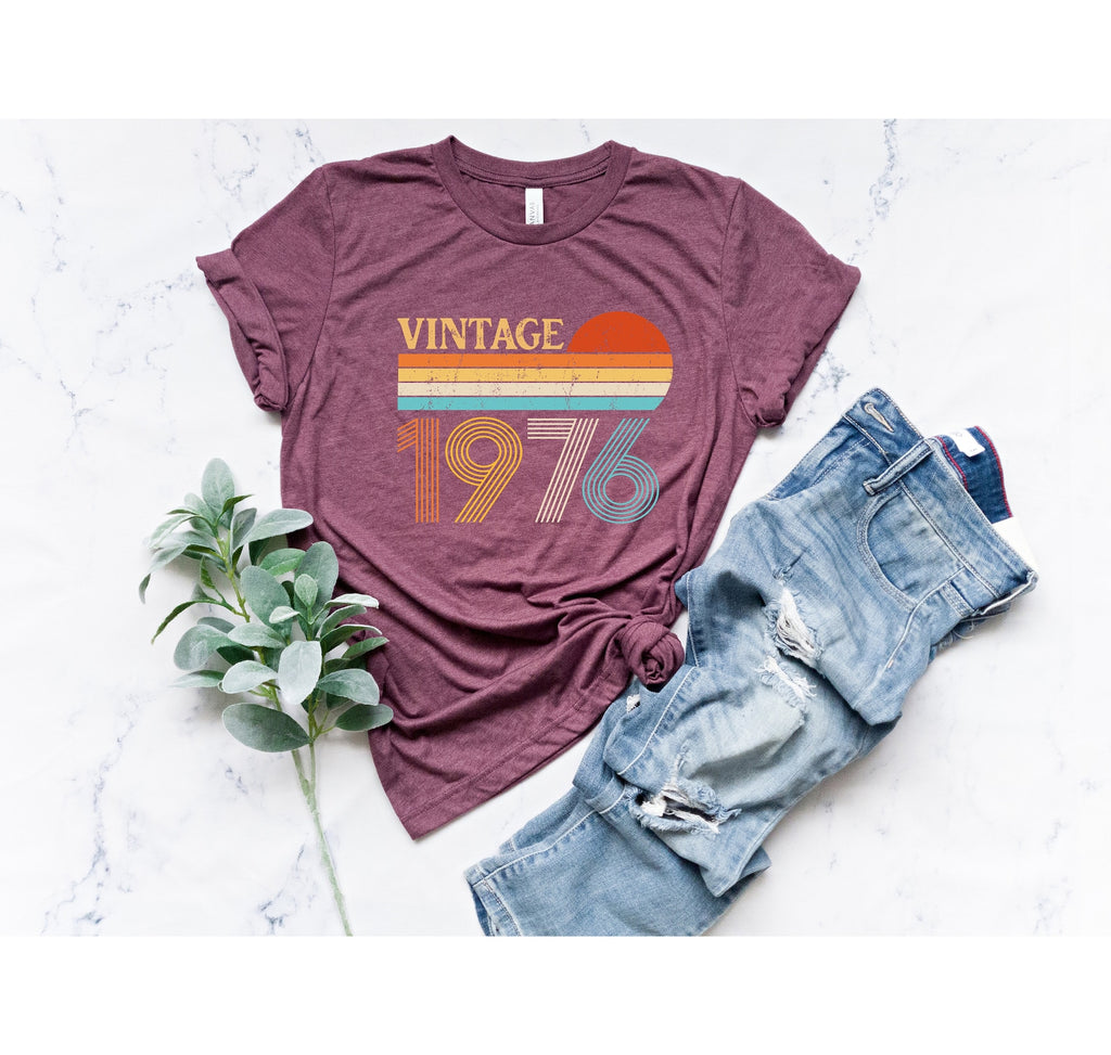 Retro 1976 Birthday Shirt: Vintage 50th Birthday Gift
