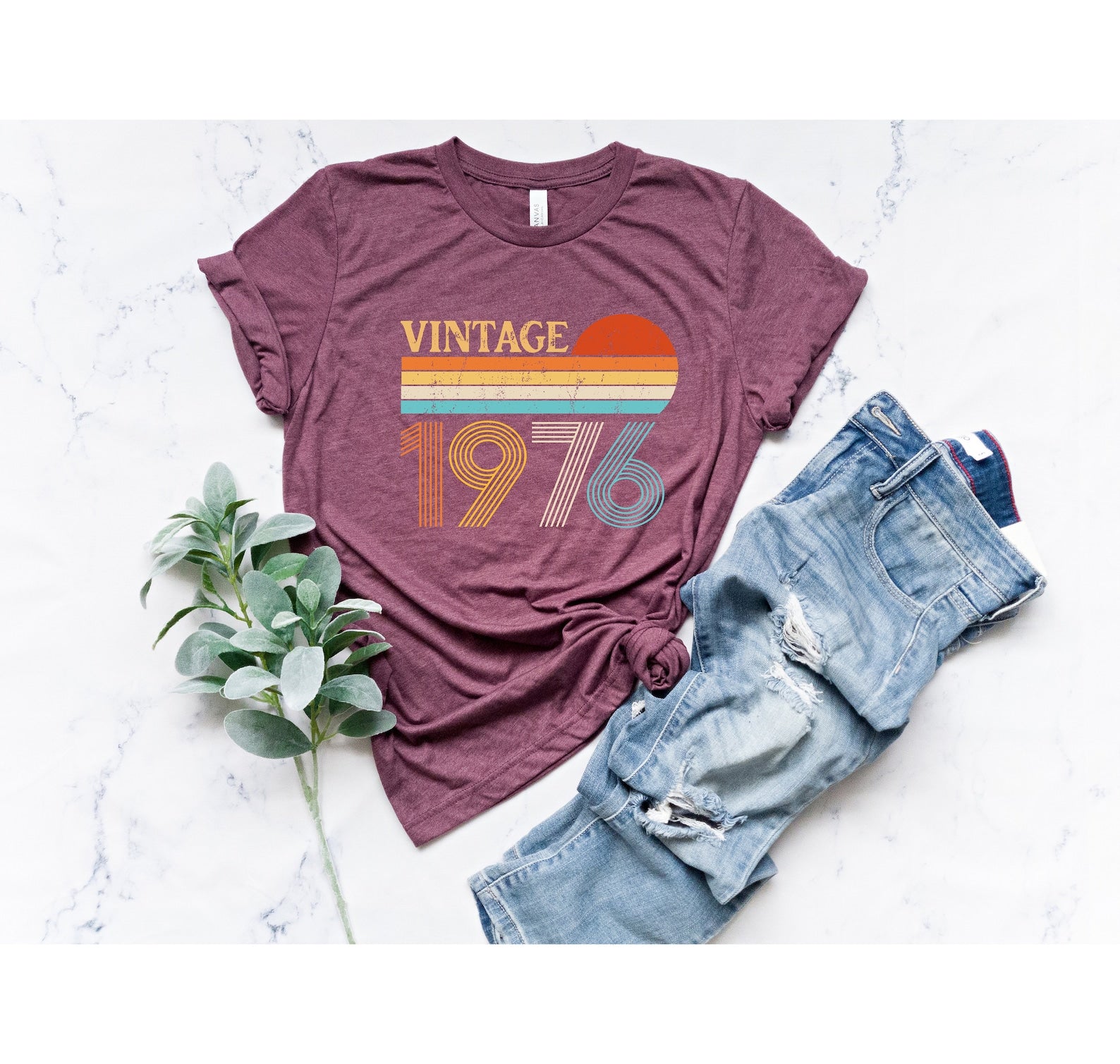 Retro 1976 Birthday Shirt: Vintage 50th Birthday Gift