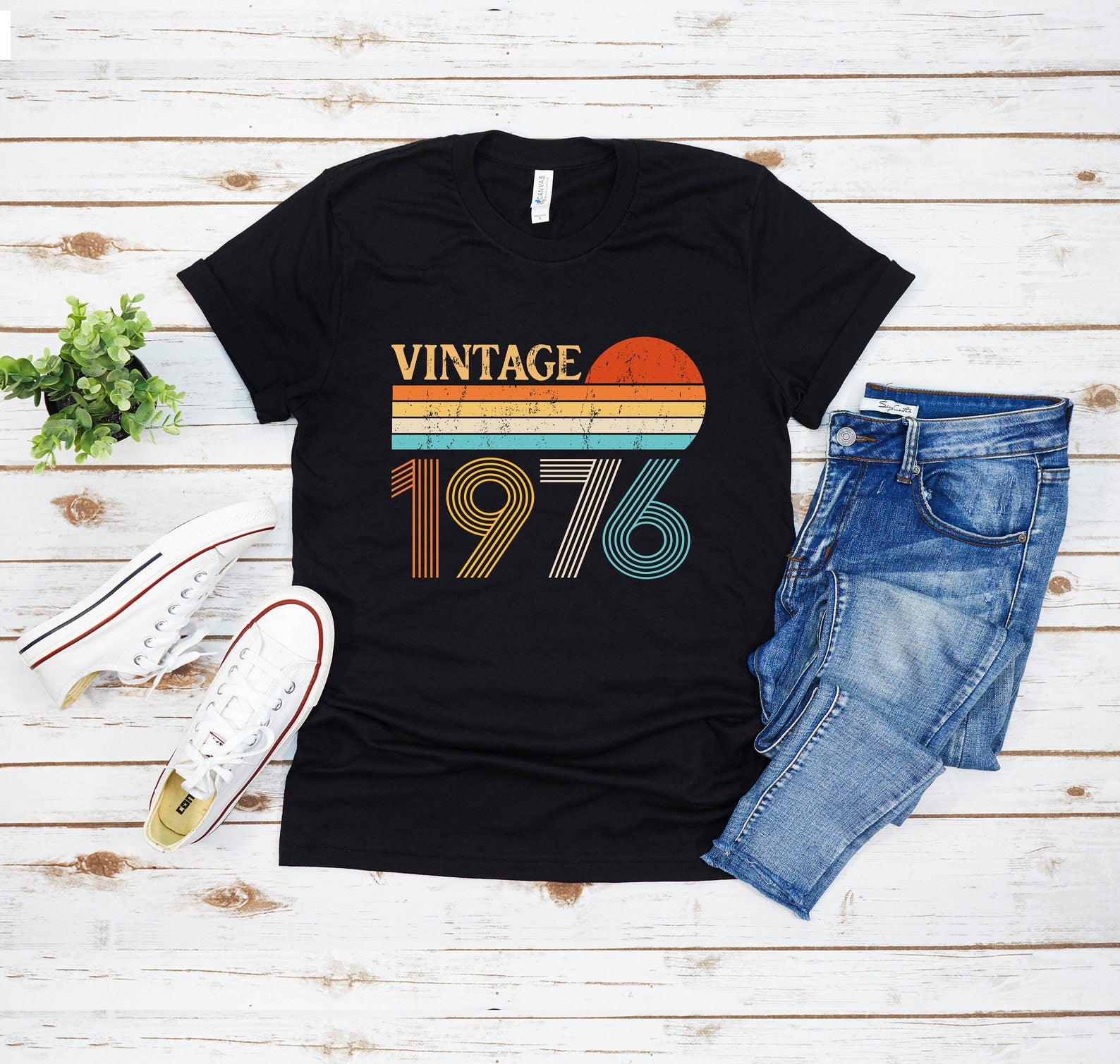 Retro 1976 Birthday Shirt: Vintage 50th Birthday Gift