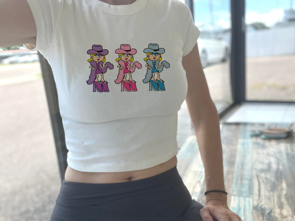 Crop Tank, What Dreams Are Made Baby Tee, Crop Top, Retro 90's Show, Y2K, Nostalgic crop