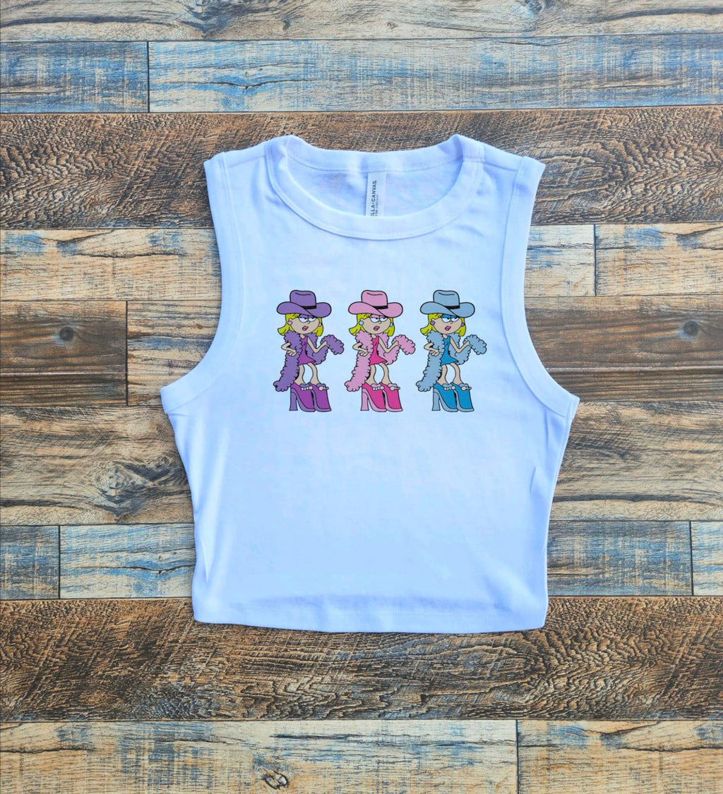 Crop Tank, What Dreams Are Made Baby Tee, Crop Top, Retro 90's Show, Y2K, Nostalgic crop