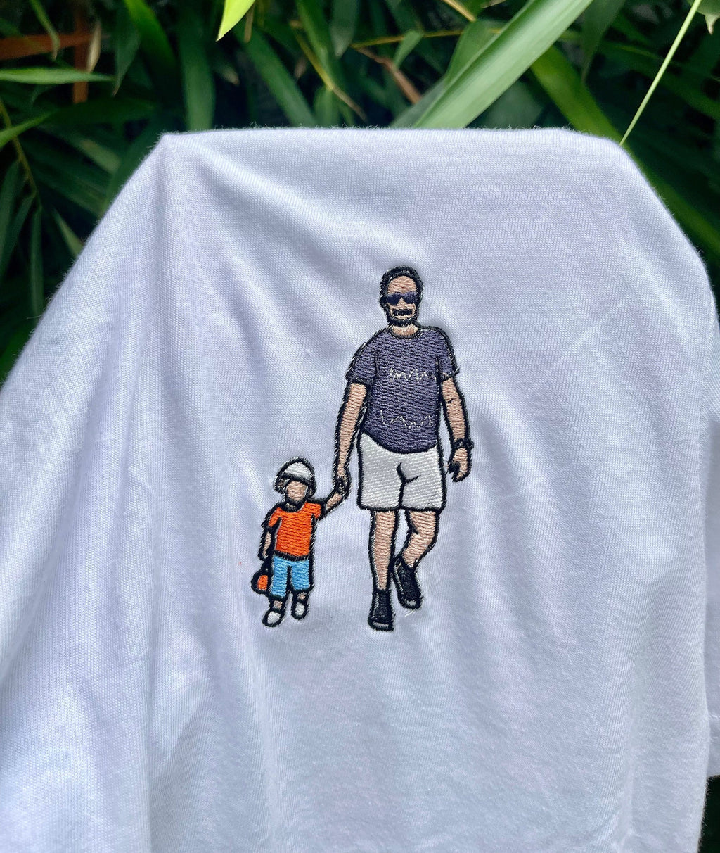 Embroidered t shirt, Custom embroidered photo shirt, custom embroidered tshirt, Custom embroidered photo
