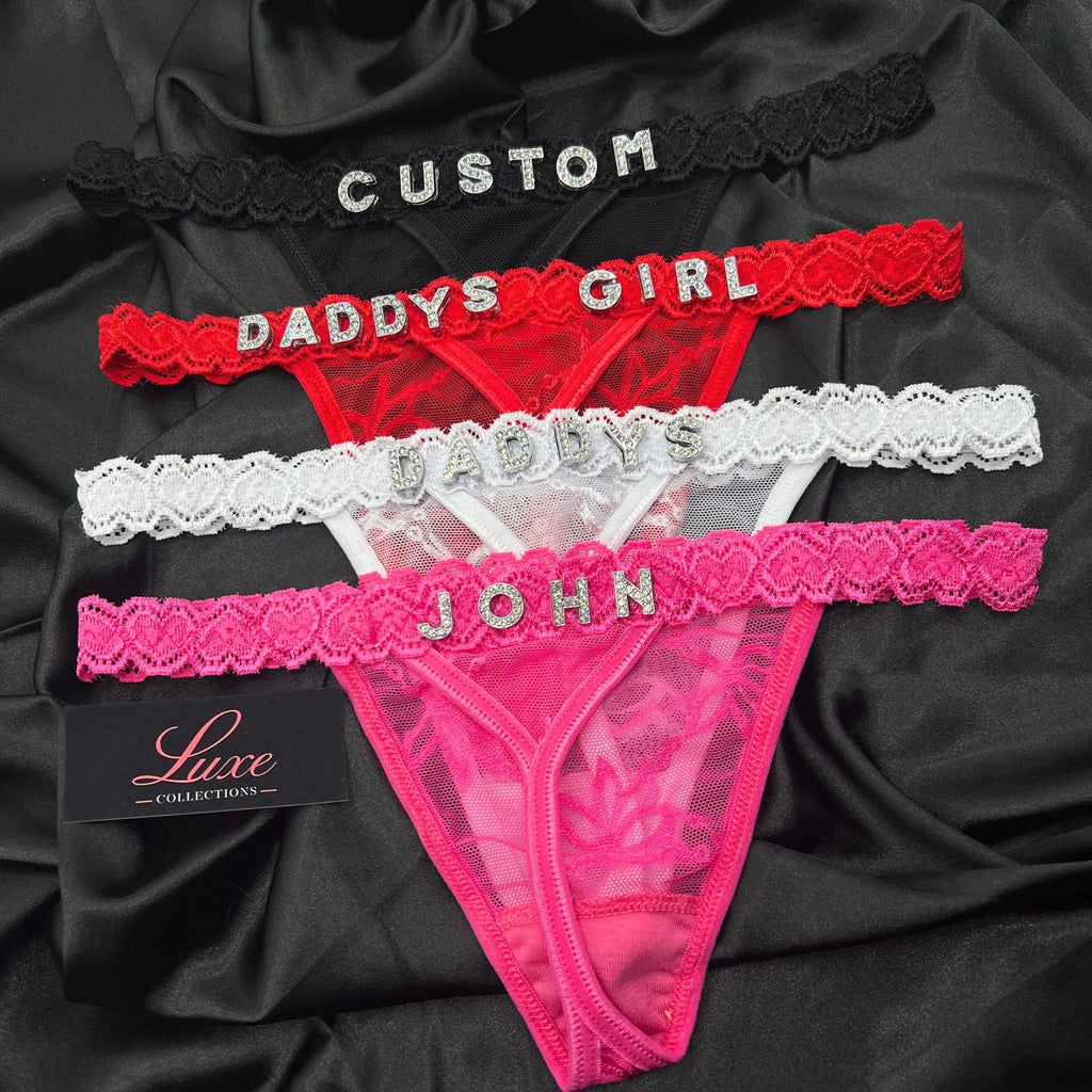 Boyfriend Gift, Custom Name Thong G-strings,  Custom Thong, Couple Gift, Gift For Husband, Personalised Thong With Any Name