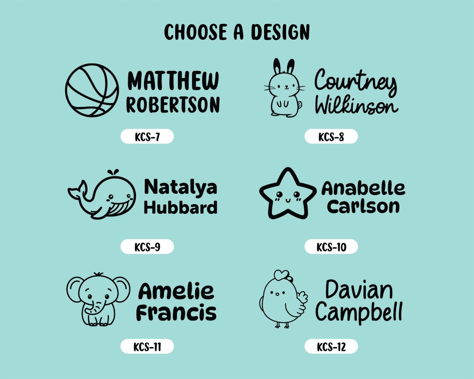 Clothing Name Stamp for Clothing Kids Fabric Stamp Non-Fading School Uniform Custom Stamp. Clothing Labels for Daycare Nursing Homes