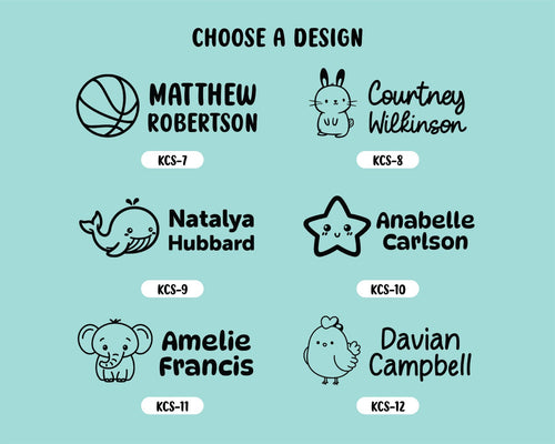 Clothing Name Stamp for Clothing Kids Fabric Stamp Non-Fading School Uniform Custom Stamp. Clothing Labels for Daycare Nursing Homes
