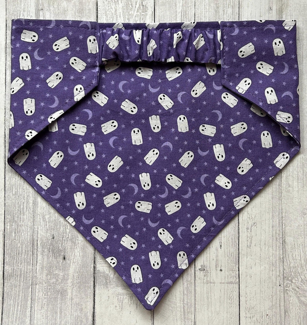 Dog Bandana, Spooky Friends, Elastic Pet Bandana, Scrunchie Dog Bandana, Personalized Dog Bandana, Halloween Pets, Pet Clothing