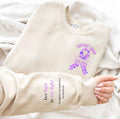 Lymphoma Cancer Sweatshirt, Cancer Support Squad, Hodgkins Lymphoma Support Shirt, Team Cancer Shirt, Lymphoma Team Gift, Purple Ribbon Tee