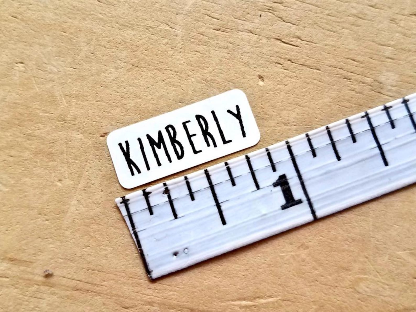 48 Small Iron-On Clothing Labels: Custom White Cloth Labels, Sew-On