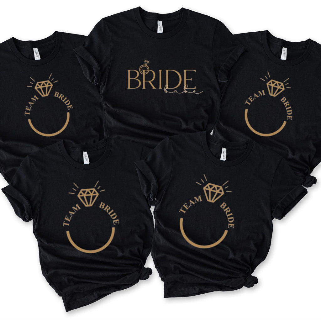 Bachelorette Party Shirts: Bride & Bridesmaid Matching Group Tees