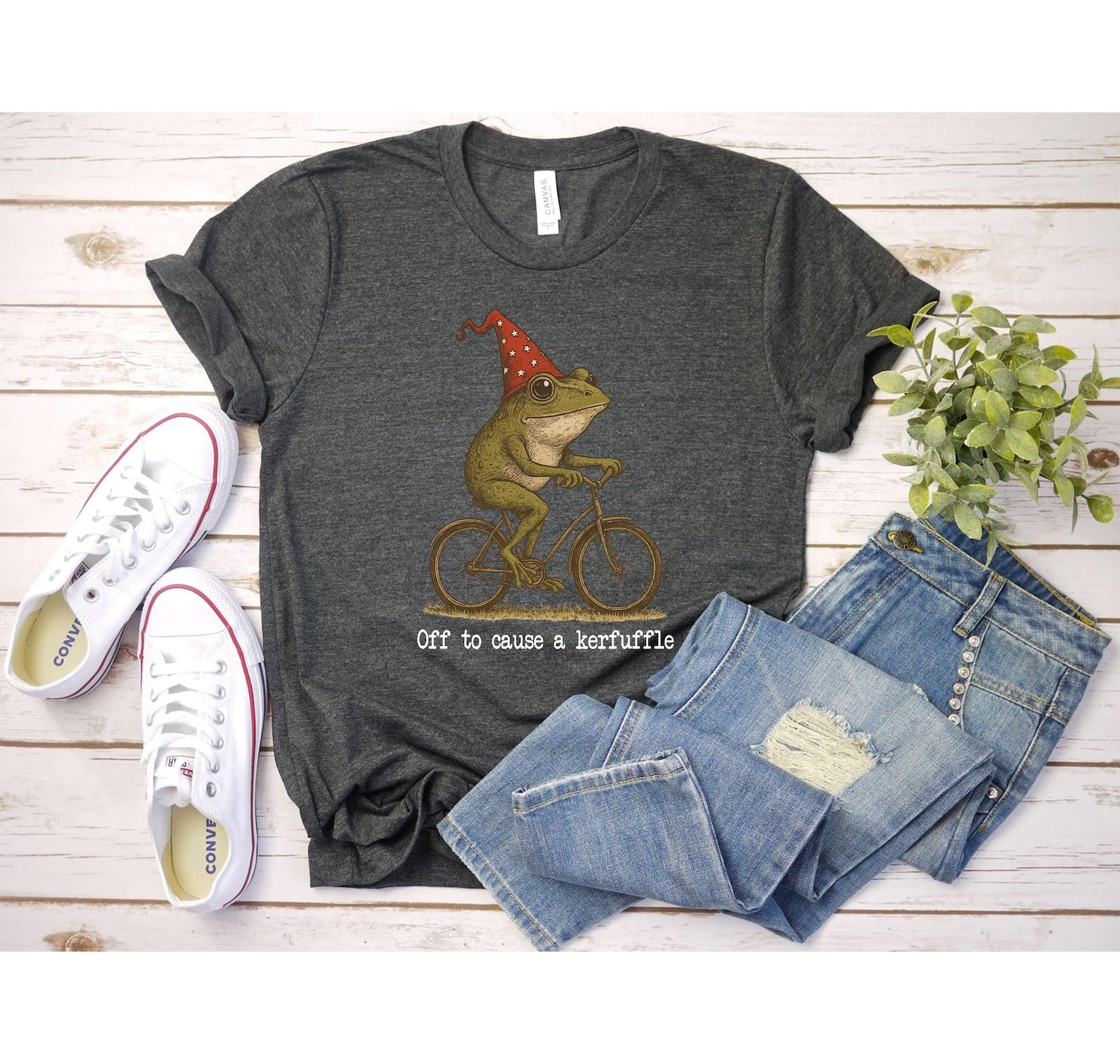 Off to Cause a Kerfuffle Frog Tshirt, Sarcastic Shirts, Funny Sayings, Adult Humor Shirt, Frog Meme Shirt, Mental Health Shirt, Funny Shirts