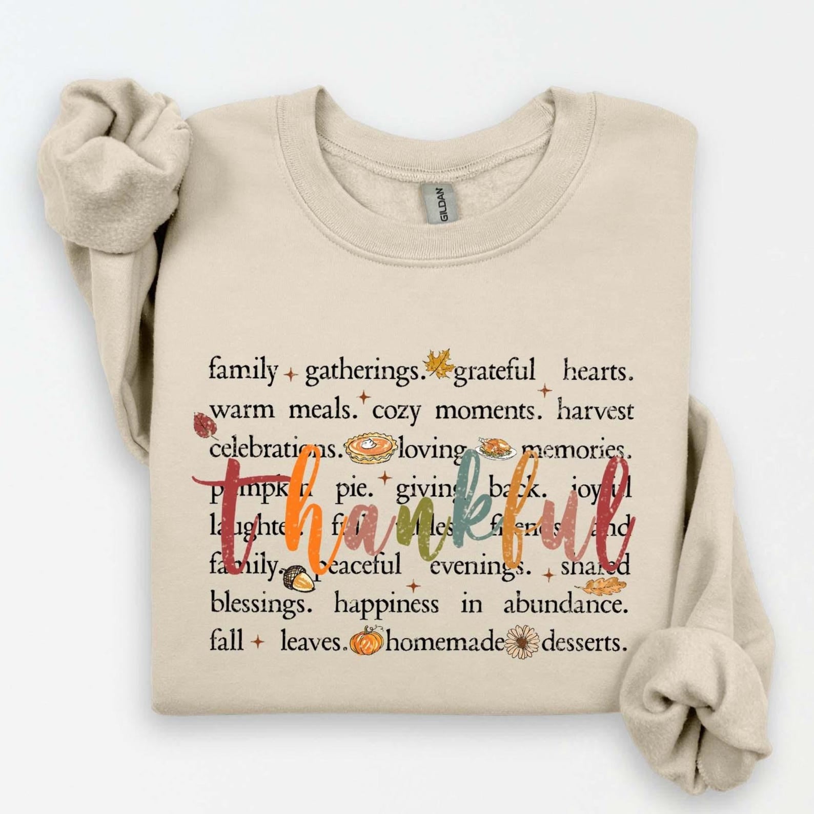 Thankful Sweatshirt, Thankful Shirt, Womens Thanksgiving Sweatshirt, Cute Thanksgiving Shirt, Fall Clothing, Thankful Family Shirts
