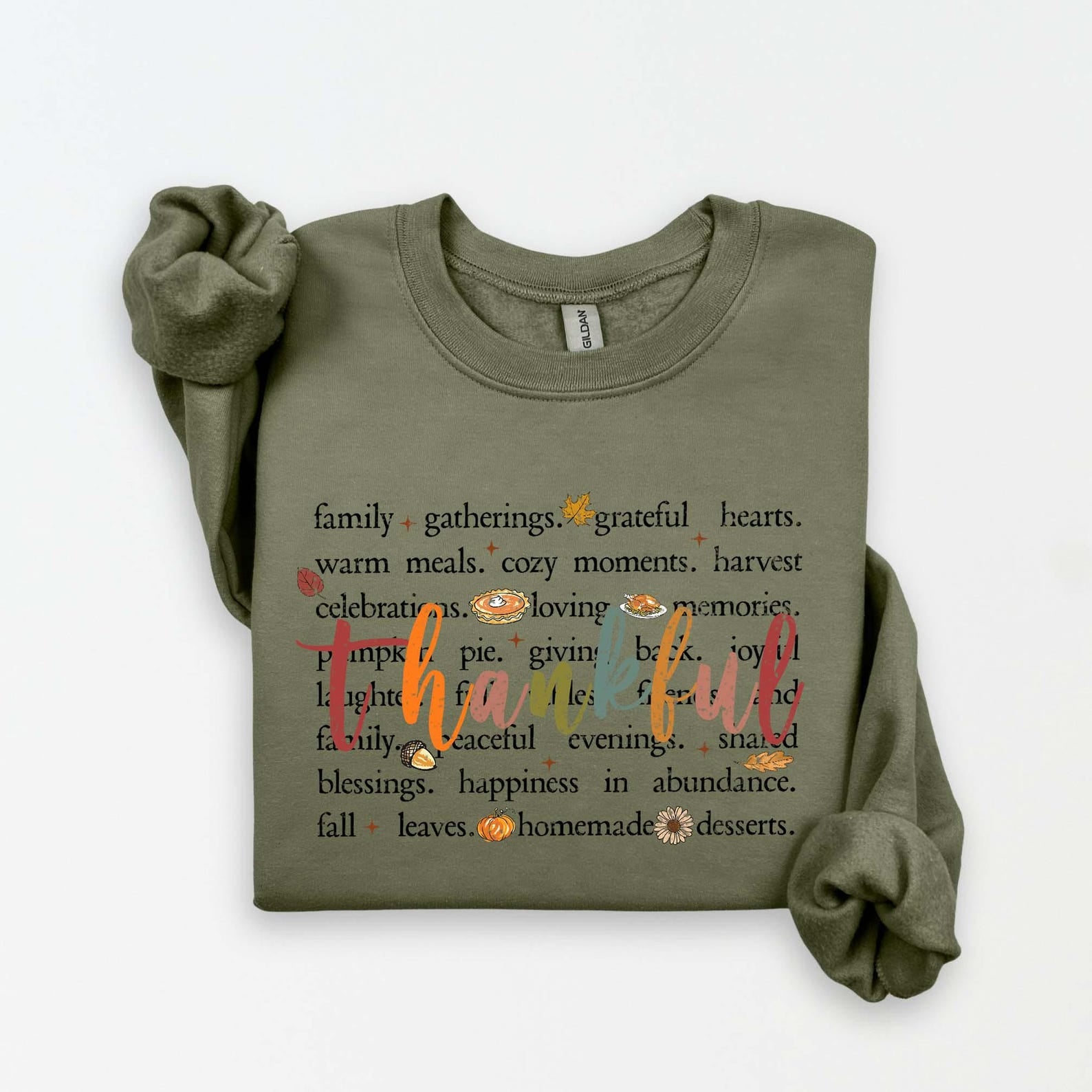 Thankful Sweatshirt, Thankful Shirt, Womens Thanksgiving Sweatshirt, Cute Thanksgiving Shirt, Fall Clothing, Thankful Family Shirts