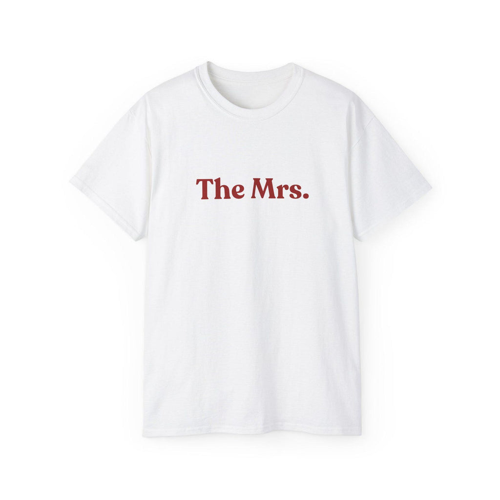 The MRS T-Shirt – Custom Bride Tee, Wedding Gift for Her, Newlywed Shirt, Bridal Shower Gift, Honeymoon Top, Bachelorette Party Tee, Wifey