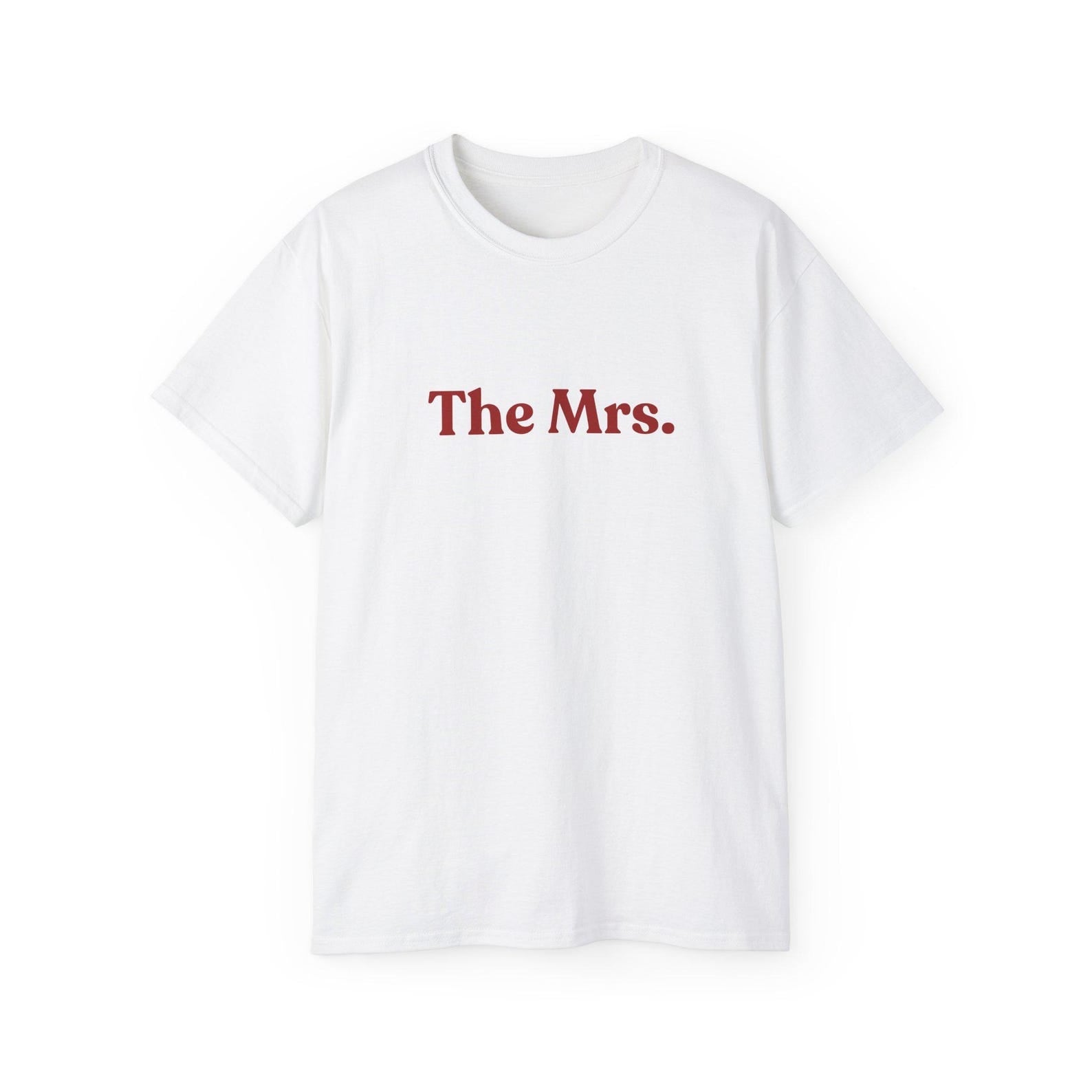 The MRS T-Shirt – Custom Bride Tee, Wedding Gift for Her, Newlywed Shirt, Bridal Shower Gift, Honeymoon Top, Bachelorette Party Tee, Wifey