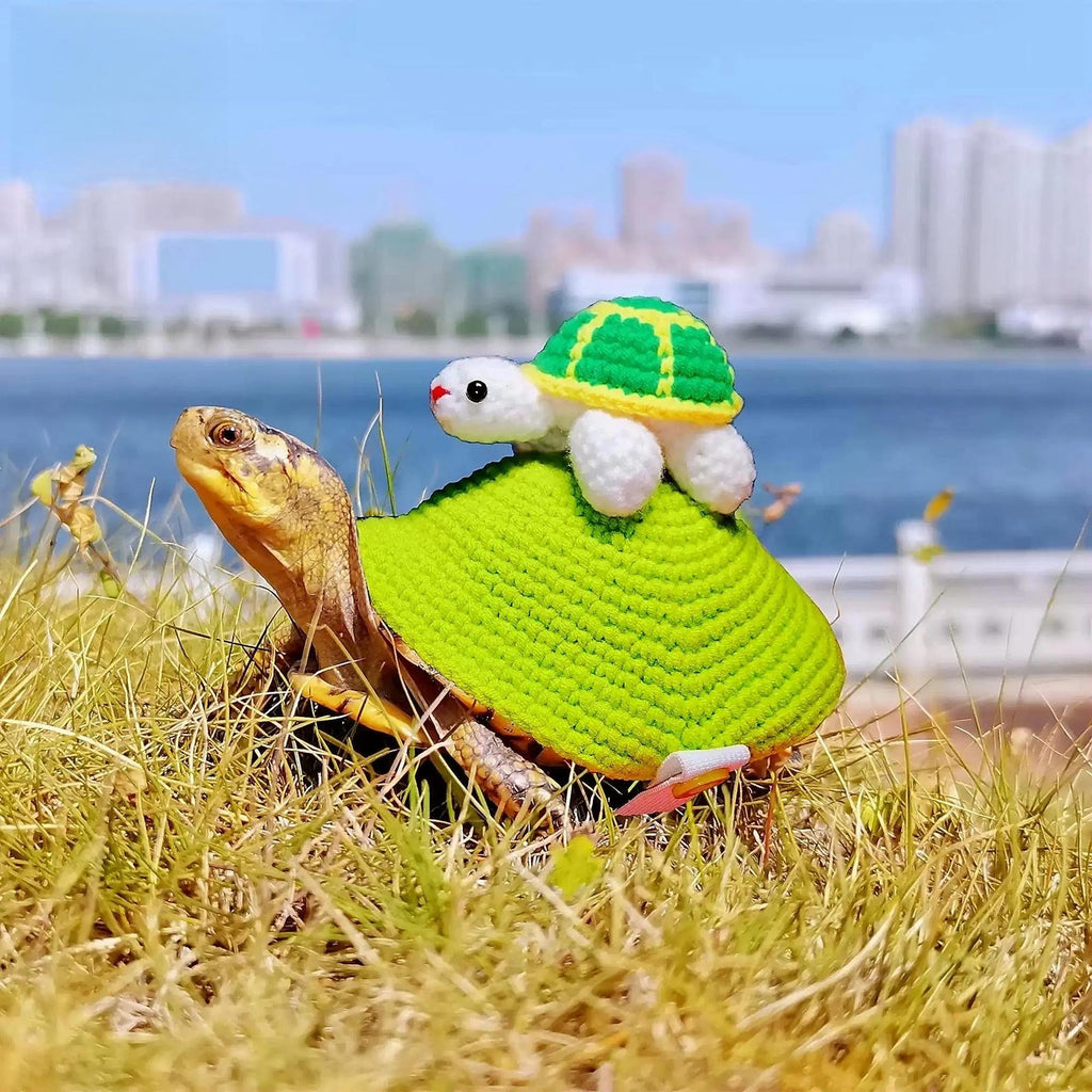 Handmade Turtle Sweater - Custom Dino-Themed Pet Clothing, Cozy Turtleneck for Turtles, Unique Pet Apparel, Perfect Gift for Pet Lovers