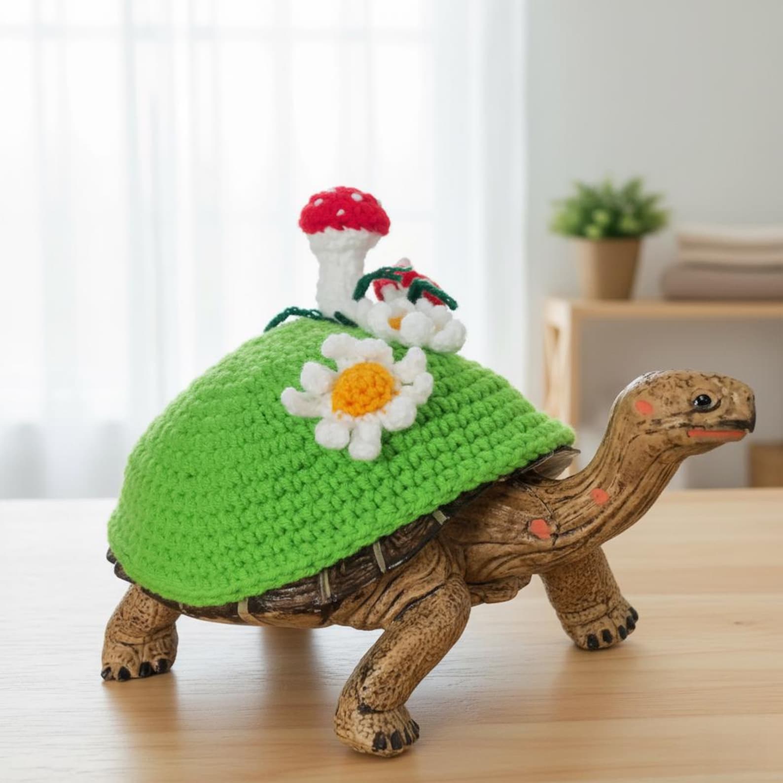Handmade Turtle Sweater - Custom Dino-Themed Pet Clothing, Cozy Turtleneck for Turtles, Unique Pet Apparel, Perfect Gift for Pet Lovers