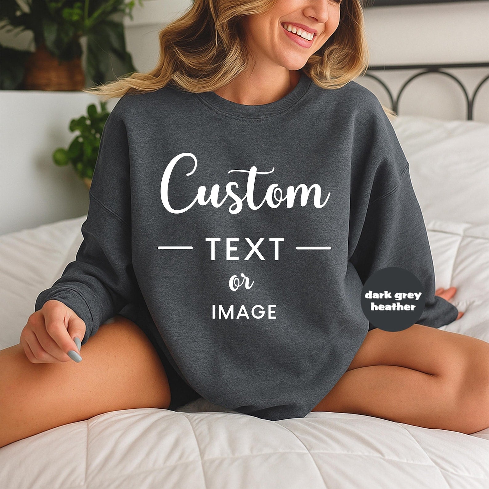 Custom Text or Image Hoodie, Personalized Your Text Sweatshirt, Customized Inspired Text Sweatshirt, Make Your Own Outfit, Custom Photo Gift