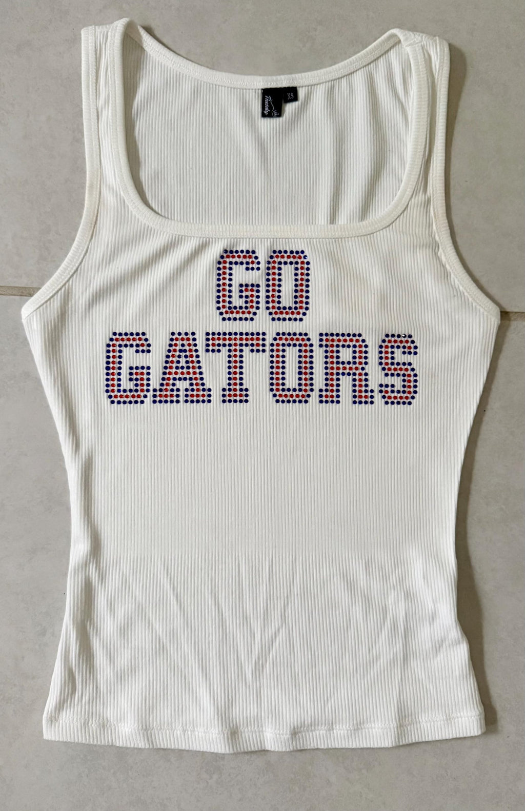 Custom College rhinestone shirt tank top| college bed party