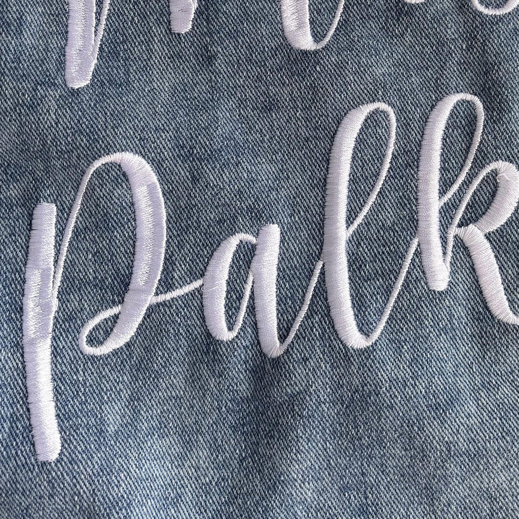 Embroidered Bride Denim Jacket, Bride Jean Jacket, Future Mrs Jacket, Custom Personalized Jacket, Wedding Jean Jacket, Wedding Gift, Bride