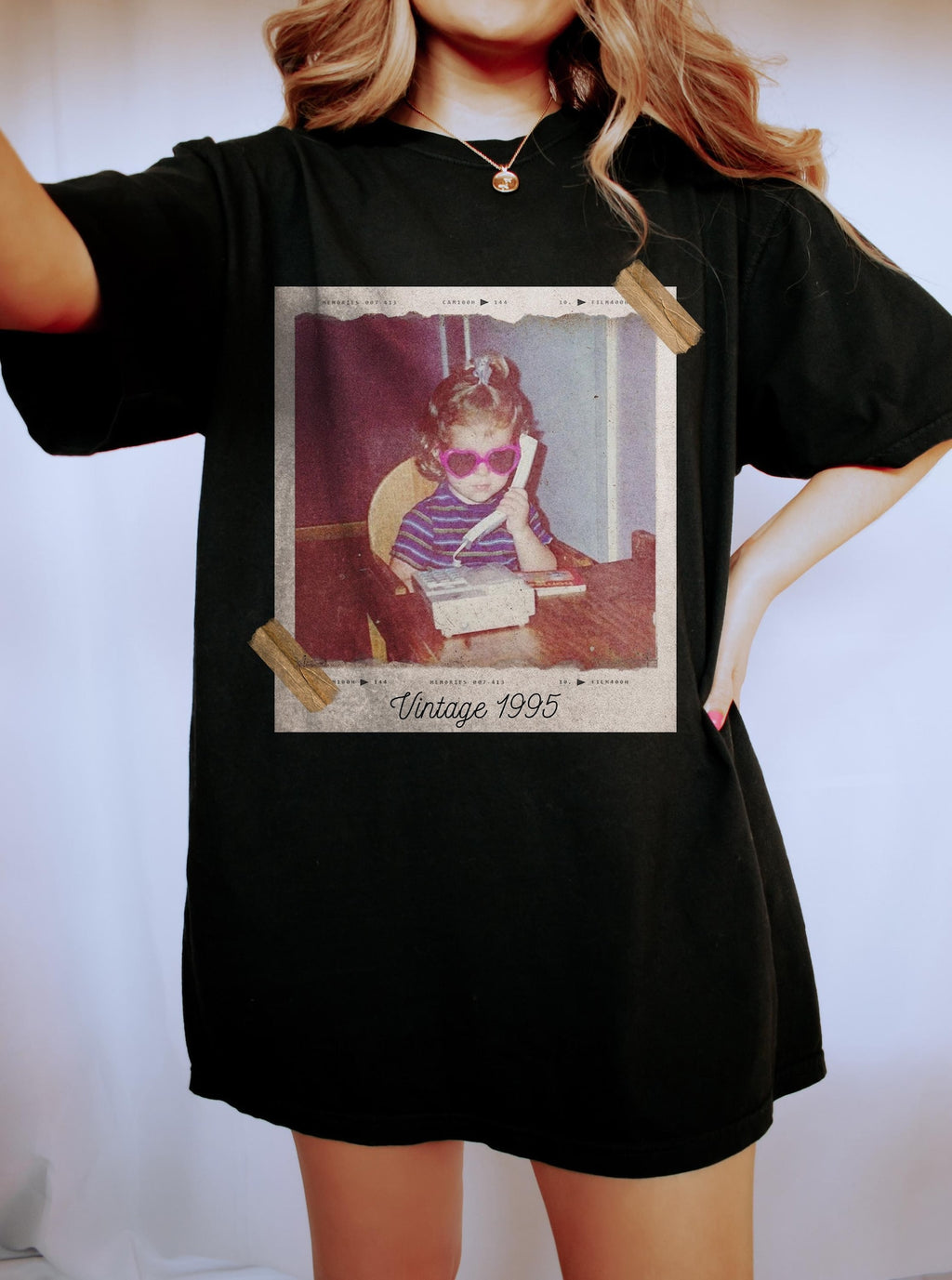 Custom Vintage Photo And Year, Custom Shirt With Picture Personalized 30th Birthday Gift Vintage 30th Birthday Party Vintage Est 1996 Shirt