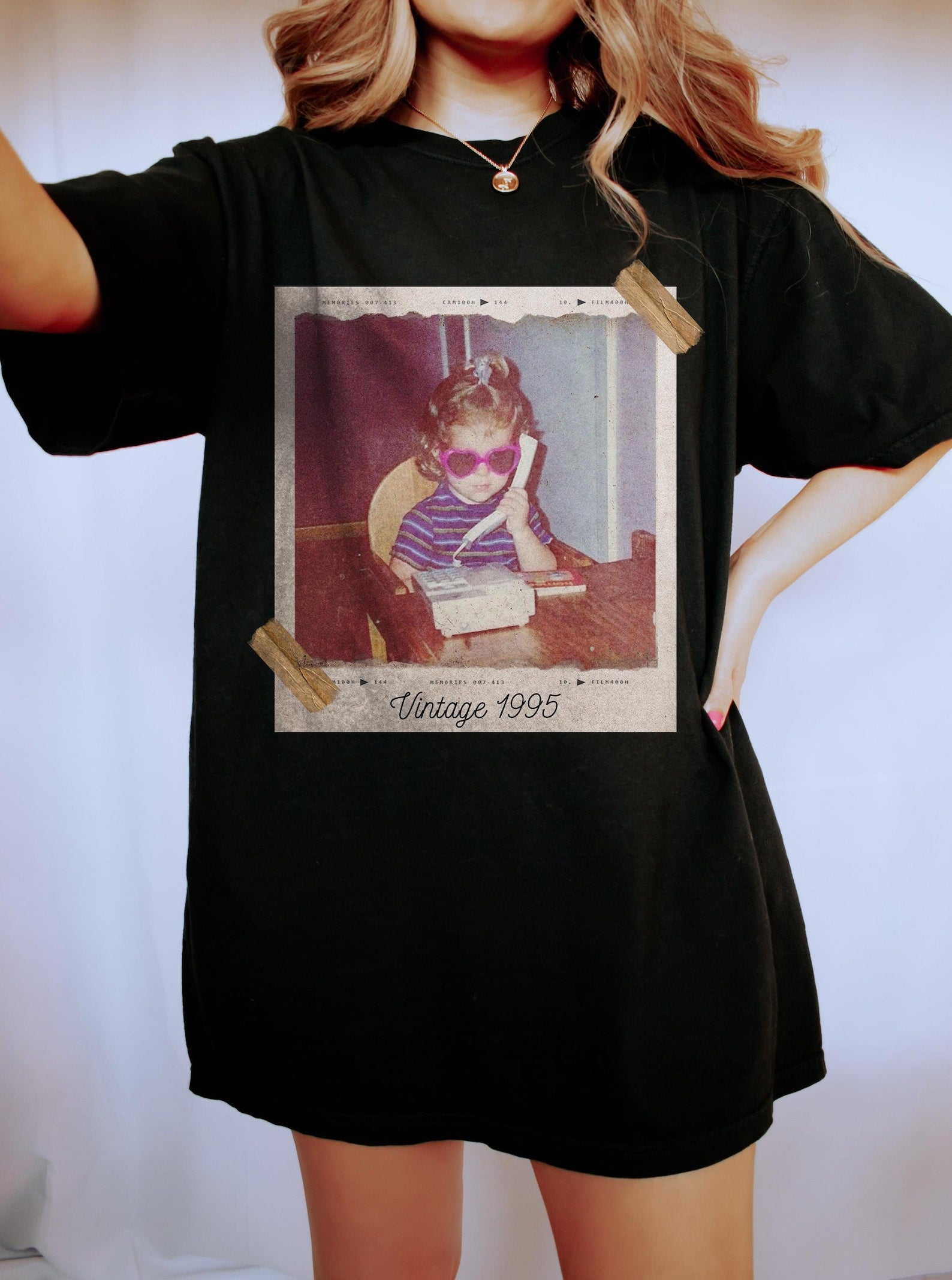 Custom Vintage Photo And Year, Custom Shirt With Picture Personalized 30th Birthday Gift Vintage 30th Birthday Party Vintage Est 1996 Shirt