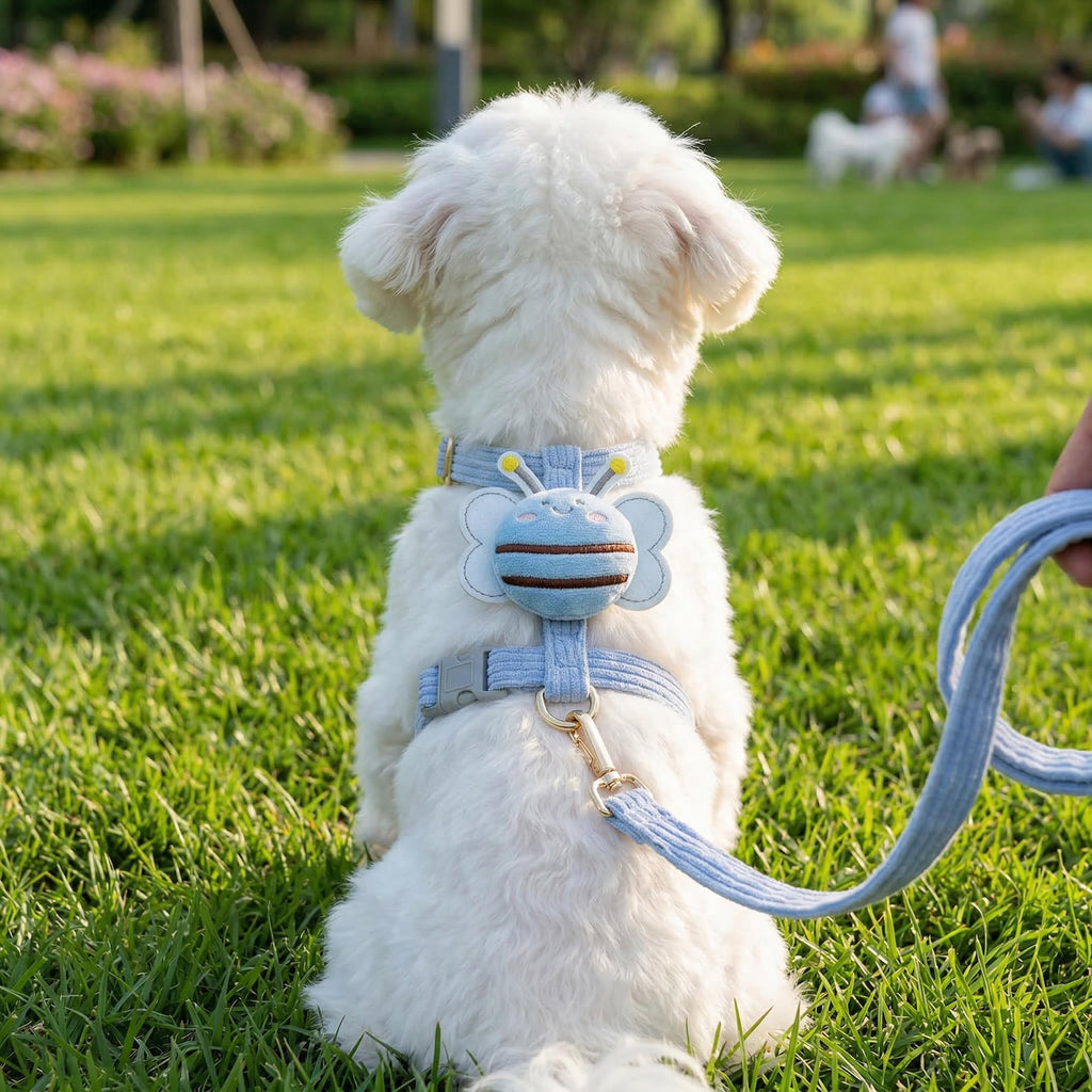 Pet vests with a bee-shaped harness,small dog leash,pet vests,pet clothing,dog clothes,dog mom,dog dad,cat dad,cat mom,gifts for pet lovers