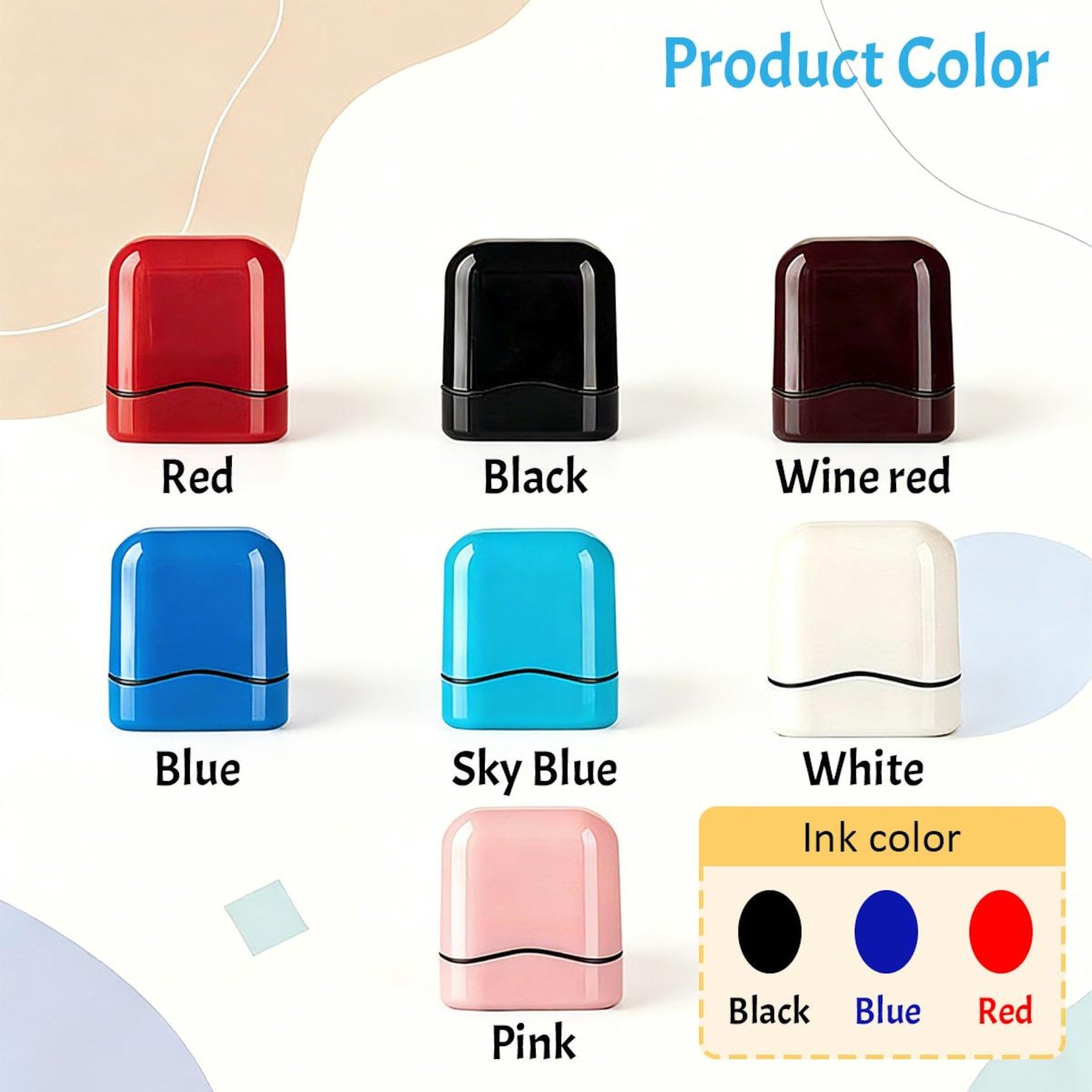 Custom Name Stamp, Personalized Clothing Stamps For Kids Clothes, Customized Signature Stamp, Customizable Name Stamps For Kids, Cute, Son