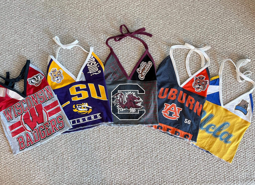 Custom College Top for Football Game Apparel Personalizable University Top for Tailgate