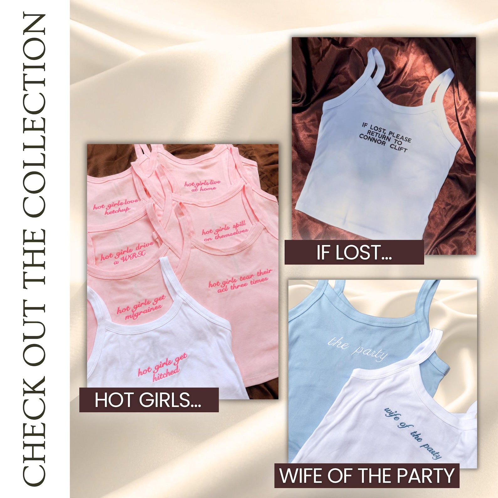 Custom Bach Party Tank Personalized Bride Tank Embroidered Bridesmaid Top Wedding Weekend Girls Trip Shirt Matching Bachelorette Outfit