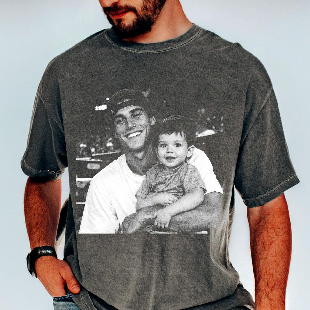 Custom Photo Retro Vintage Shirt, Father's Day Tee