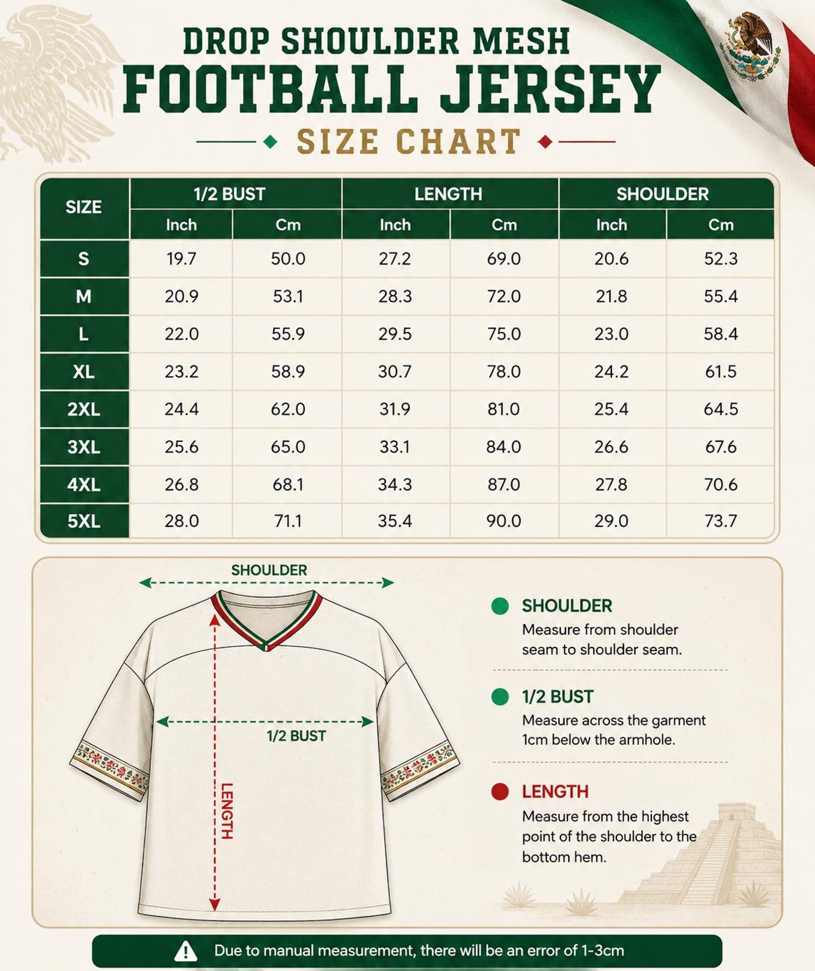 Personalized Soccer Jersey, Custom Name Mexico V Neck Jersey, Mexico Football Jersey, Mexico Football Shirt, Mexico Fan Gift