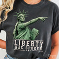 Funny Sports TeeBasketball Point God, Don't Point At Me Tee, Patriotic Satire Top, Lady Liberty T-Shirt