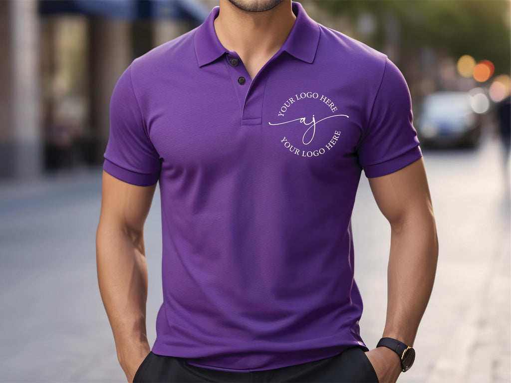 Custom Text  Polo Shirt, Personalized Polo for Men and Women, Customized Polo Shirts with Logo, Work Polo Sports and Golf Shirt
